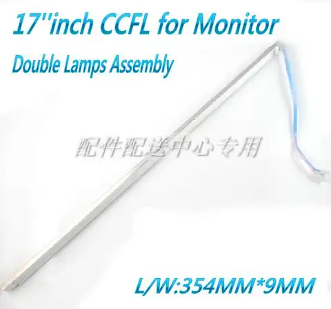 Универсальные 17-дюймовые лампы CCFL для ЖК-монитора с рамкой и подсветкой в сборе, двойные лампы 357 мм * 9 мм, 10 шт., бесплатная доставка