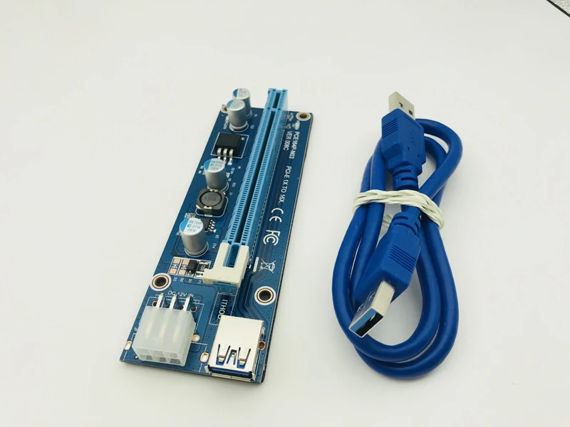 Кабель передачи данных 008C USB 3 0 для ПК PCIe PCI E Express Райзер карта 1x до 16xSATA к 6Pin IDE