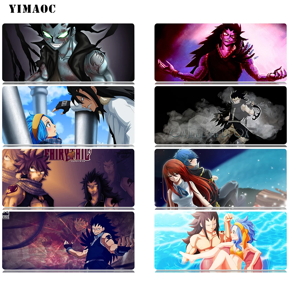 YIMAOC аниме Gajeel Redfox Коврик для компьютерной мыши коврик Противоскользящий