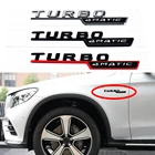 Комплект из 2 предметов, 4MATIC TURBO BITURBO эмблема автомобильное крыло отделка Стикеры для Mercedes Benz AMG CLA GLA W203 W204 W205 W202 C180 C200 C117 C207