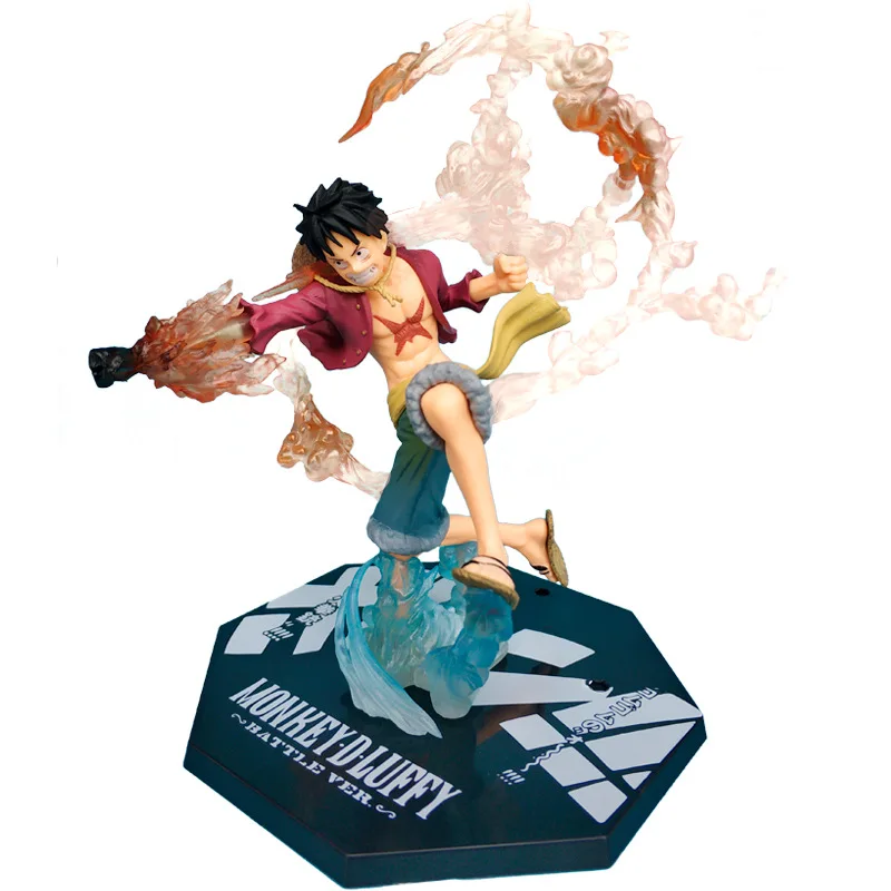 GZTZMY One Piece ZERO Portgas D Ace Battle Black Leg Sanji Fire Version Ver. Флим ПВХ фигурку Модель