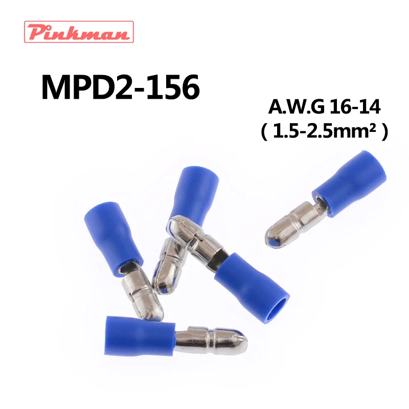 Mpd2-156 mpd2.5-156 Пуля формы мужского изоляционные совместных Провода разъем электрическая обжимной вывод AWG16-14 MPD 2.5-1.5mm2