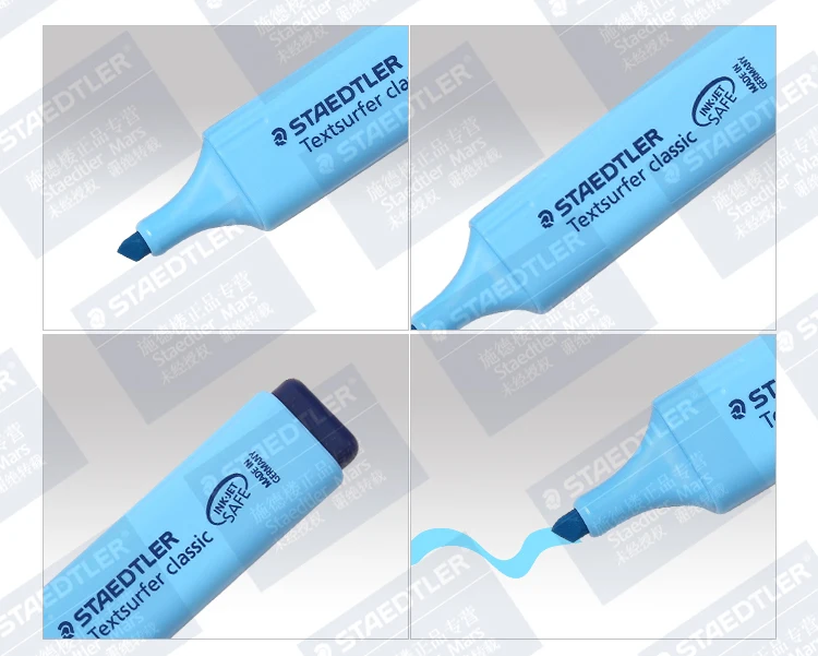 STAEDTLER Staedtler Textsurfer классический хайлайтер 364 WP4 WP8 неоновая ручка абсорбированная