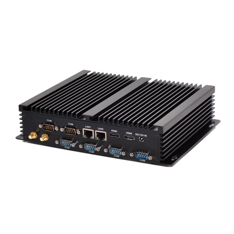 Topton Haswell промышленный мини ПК Win10 Core i3 i5 i7 2 * Intel 82583 В Gigabit NIC 6 RS232 компьютер 300 м Wi Fi HDMI