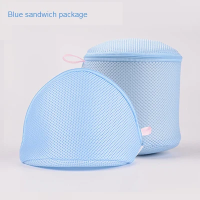 blue Бюстгальтер Нижнее белье пакеты, корзины для стирки) сетчатый мешок бытовые чистящие средства Аксессуары ажурная ткань, бережная стирка комплект белья, бережная стирка 62635 - Цвет: blue