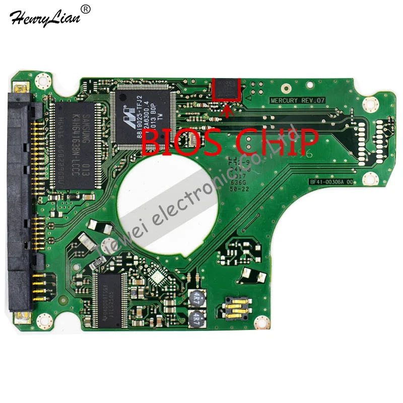 Для HM321H1 ZZ REV .7 HDD PCB /BOARD номер: BF41 00306A MERCURY REV.07 R00|Компьютерные кабели и разъемы| |
