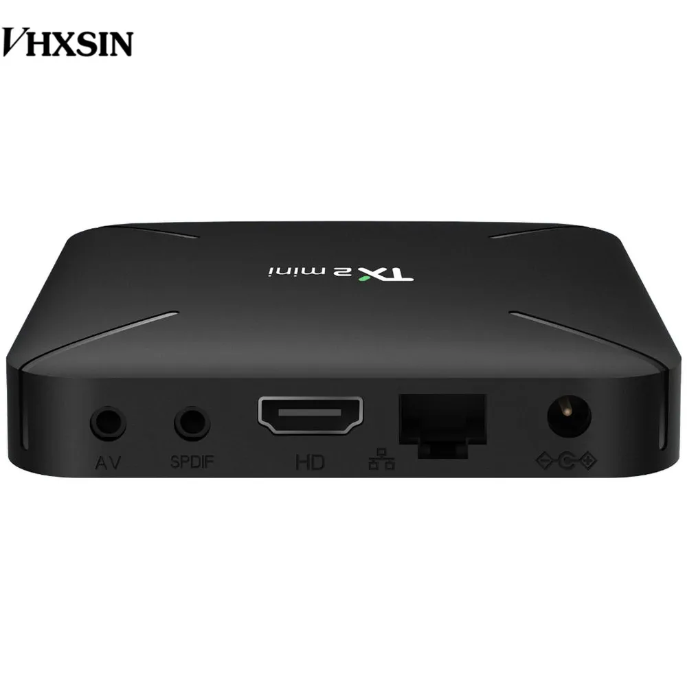 VHXSIN TX2 Мини ТВ-приставка Android 7 1 RK3229 2 ГБ DDR3 16 Гб EMMC 4 ГГц WiFi Поддержка 4K | Электроника