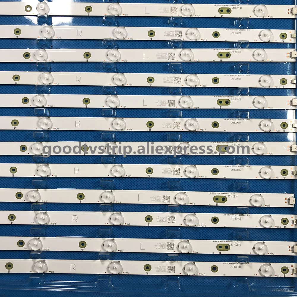 Светодиодная лента для подсветки AOC 50 &quotTV LE50D6660/80 TPT500J1-LE8 YX-50018014 LC-50LB261U 500TT26 500TT25