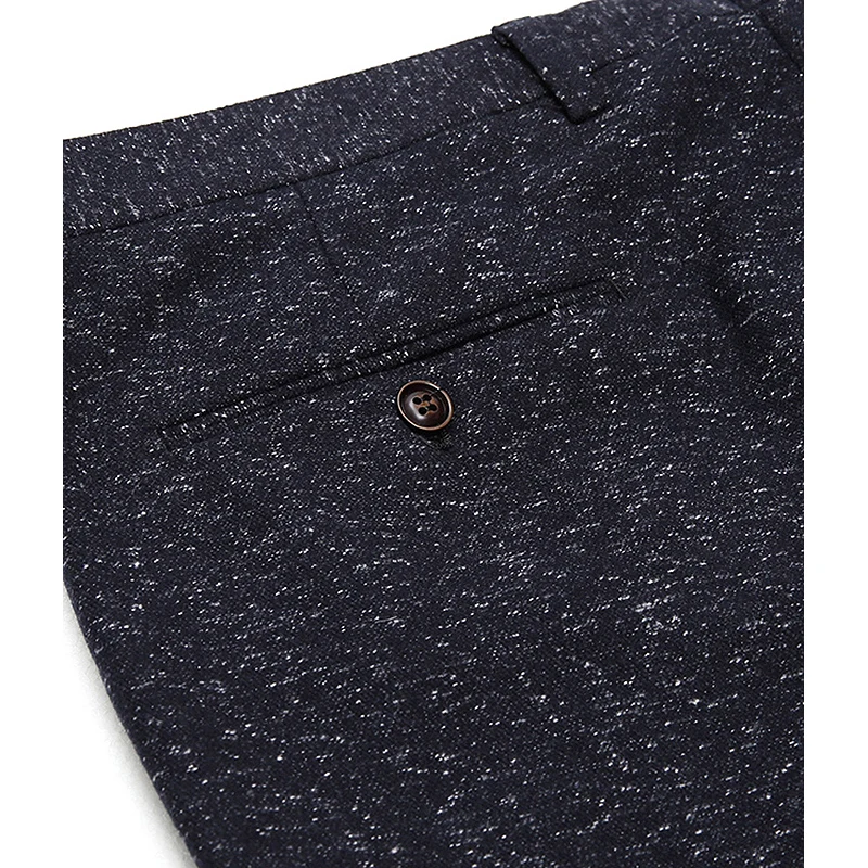 men suit warm thicken retro black  wedding groom wear fashion suit set 3 pieces blazer vest pant single breasted tuxedo slim fit