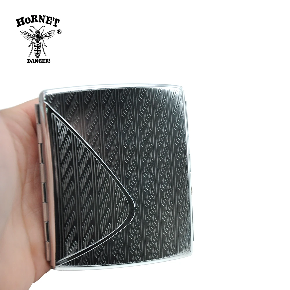 HORNET опасная металлическая коробка для табака портативный портсигар чехол