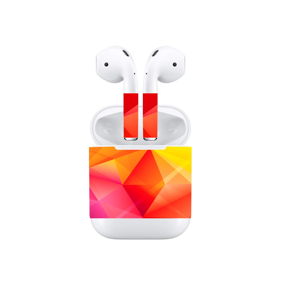 Защитные шкуры для Apple AirPods виниловые наклейки наушников Съемная клейкая