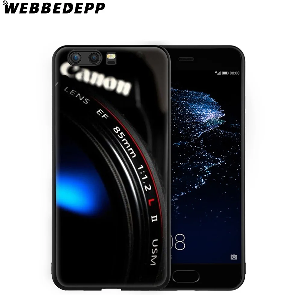 WEBBEDEPP камера Забавный крутой художественный мягкий чехол для Huawei P8 P9 P10 P20 P30 Lite Pro P