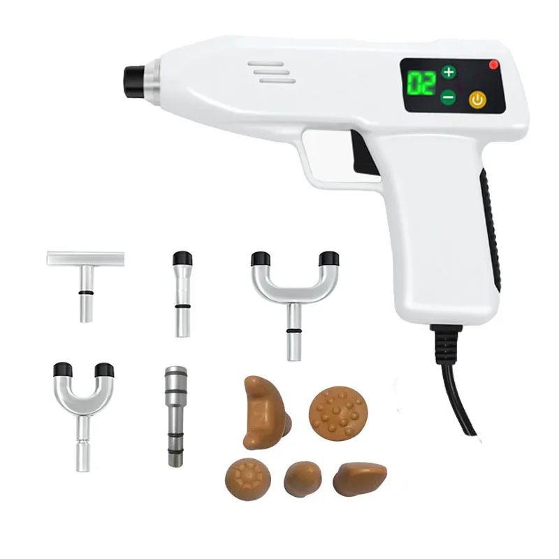 

NEW Adjustable Chiropractic Adjusting Instrument 10 Heads Intensity Therapy Electric Correction Gun Activator Cervical Massager