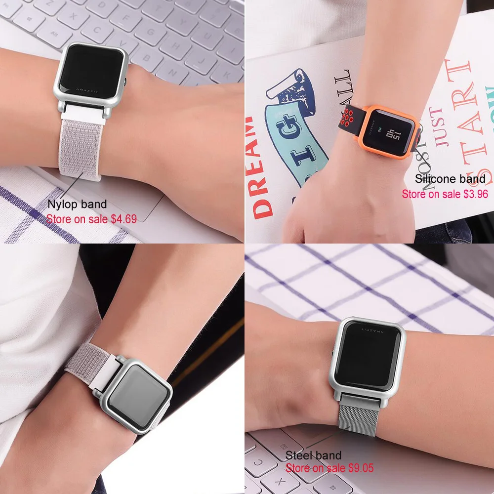 2 шт./упак. разноцветный чехол для Amazfit Bip на молнии Wrong extraction для Xiaomi Huami Amazfit Bip Bit Smartwatch чехол Крышка Amazfit чехол Крышка