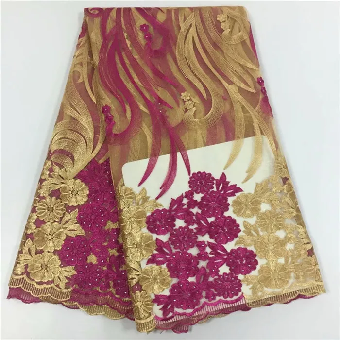5yard/lot 2018 высокого качества в нигерийском стиле французский Африки кружевной