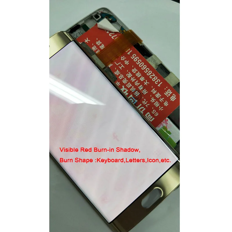 Для Samsung Galaxy S6 Edge LCD G925 G925F SM дисплей + сенсорный экран 5 1 ''S6 ЖК дигитайзер в сборе