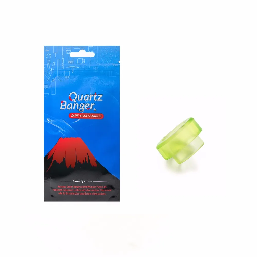 Кварцевый кольцевой капельный наконечник зеленого цвета в простом стиле для V8 V12