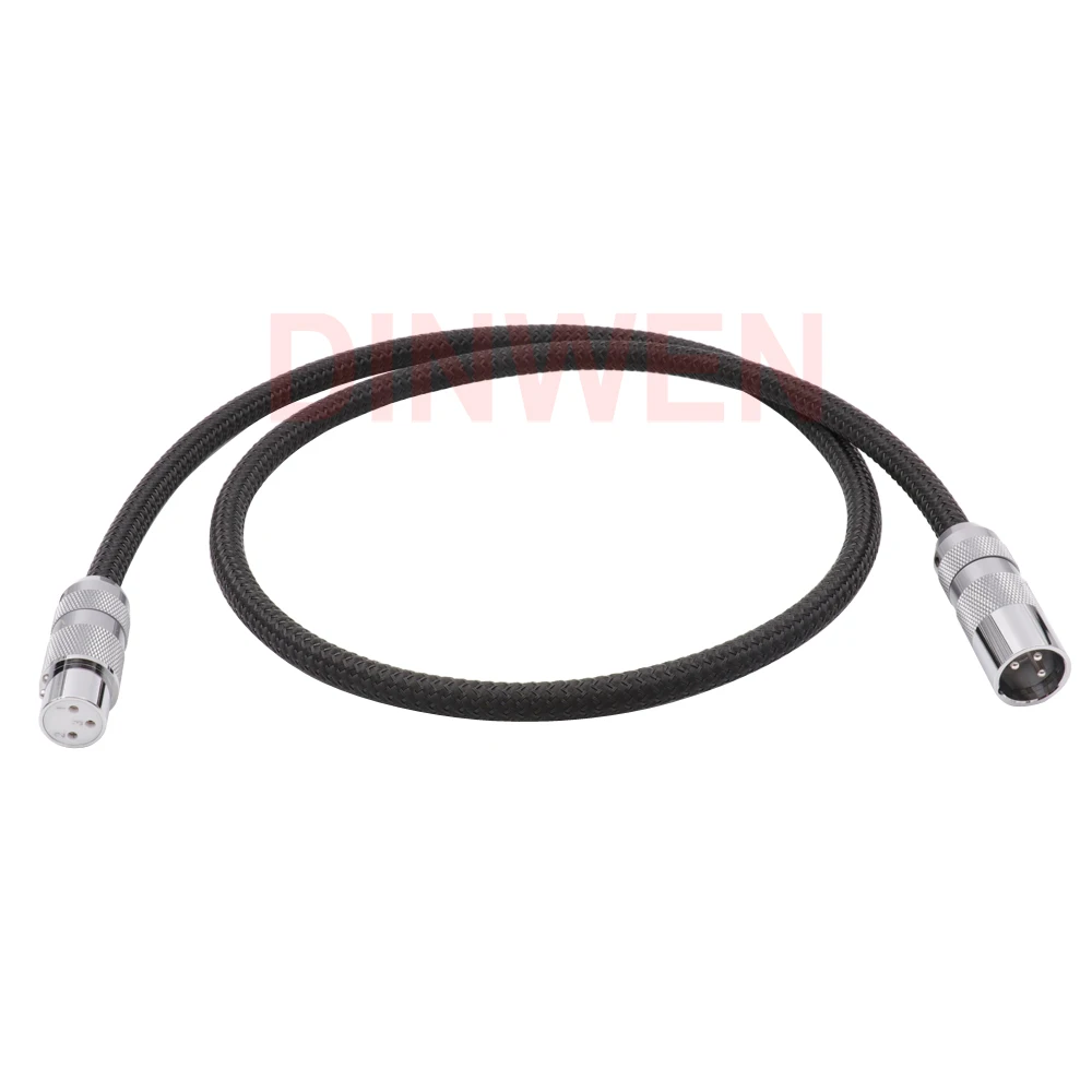 3Pin XLR Удлинительный кабель штекер штекер/фоторазъем с родиевым покрытием