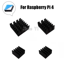 4 шт. для Raspberry Pi 4B алюминиевый радиатор кулер комплект для Raspberry Pi 4