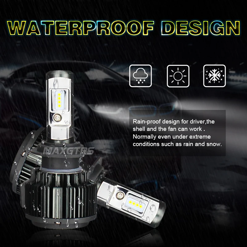 MAXGTRS H4 Hi/короче спереди и длиннее сзади) H7 H8 H11 9006 Автомобильный светодиодный фары