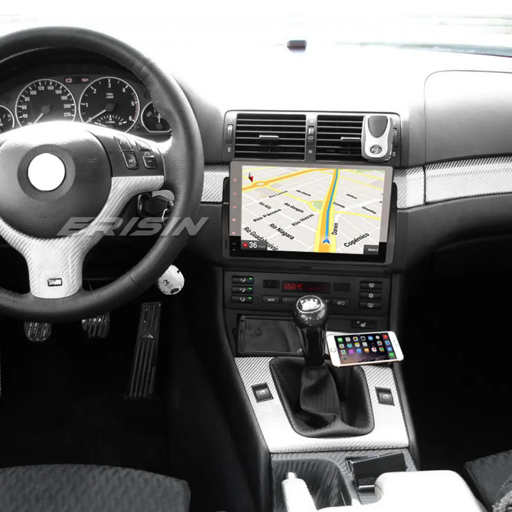 Erisin ES7496B 9 &quotHD Android 8 0 Octa core 4G Оперативная память автомобильный DVD OBD DAB + gps Sat для