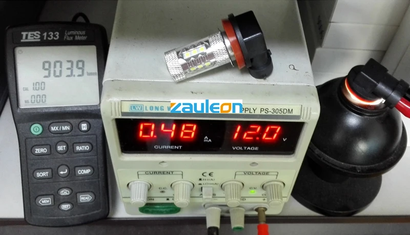 Zauleon 2 шт. H11 H8 80 Вт светодиодный фонарь 6000 К Белый DRL высокое Мощность фары Противотуманные дальнего света лампы автомобиль-Стайлинг