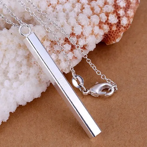 Оптовая продажа модные ювелирные изделия M925 штампованные серебряные ожерелье +