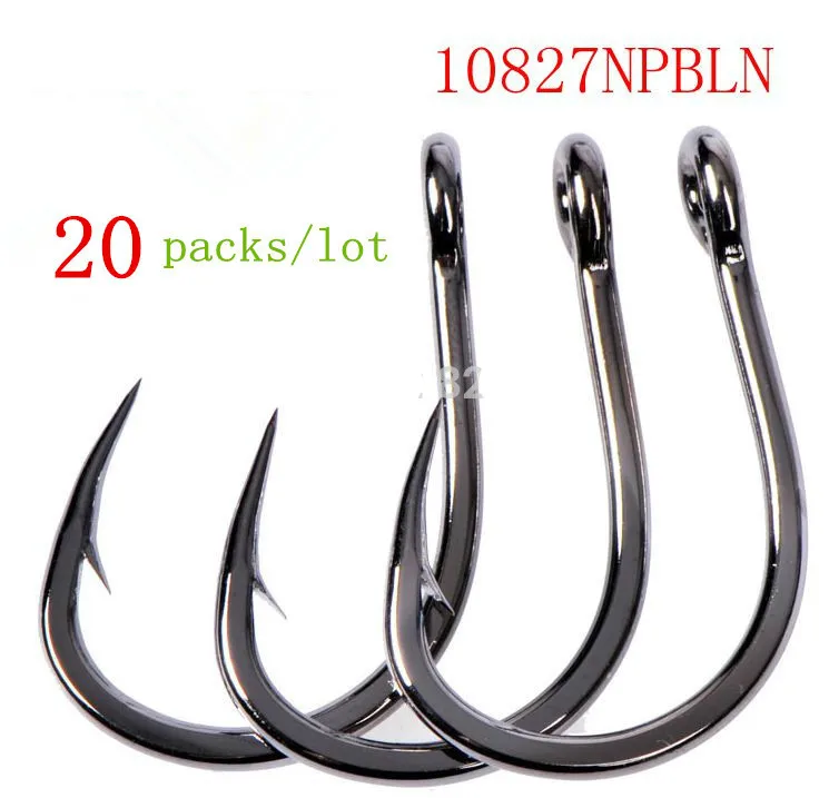 20 пачек/лот Mustad 10827np# крючки ocean гребля на рыбалка колючей 4X сильный железные бортовые крюки live приманки крючок jigbait крючок для тунца
