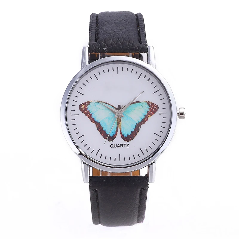 TANGKA Мужские Женские кварцевые часы Простой стиль Бабочка дисплей цифровой