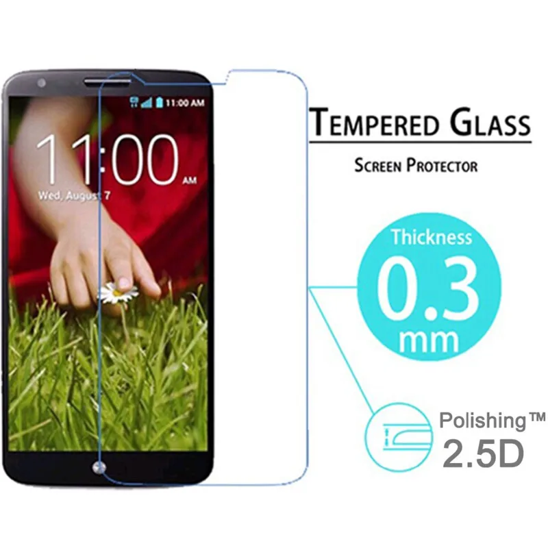 Ультратонкое закаленное стекло 9H 0 26 мм для LG G2 G3 G4 S K10 K5 G5 4G LTE защитная Пленка