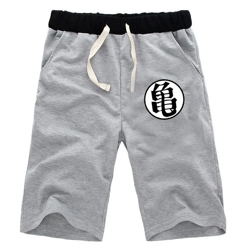 Шорты с рисунком из аниме Стрекоза Z Goku Прямые хлопковые повседневные шорты до