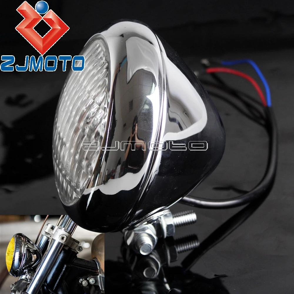 Road King Classic Touring Chopper Carb мотоциклетная передняя фара на заказ H4 фары дальнего и