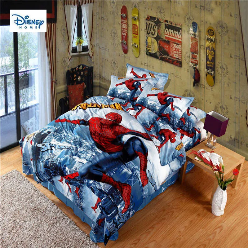 Disney marvel/Новые постельные принадлежности с изображением Человека-паука 3d одеяло