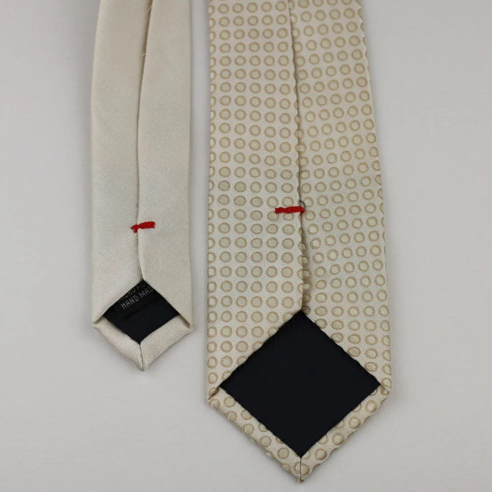 Мужские галстуки LAMMULIN новый дизайн бежевый галстук с кофейным узелком в горошек