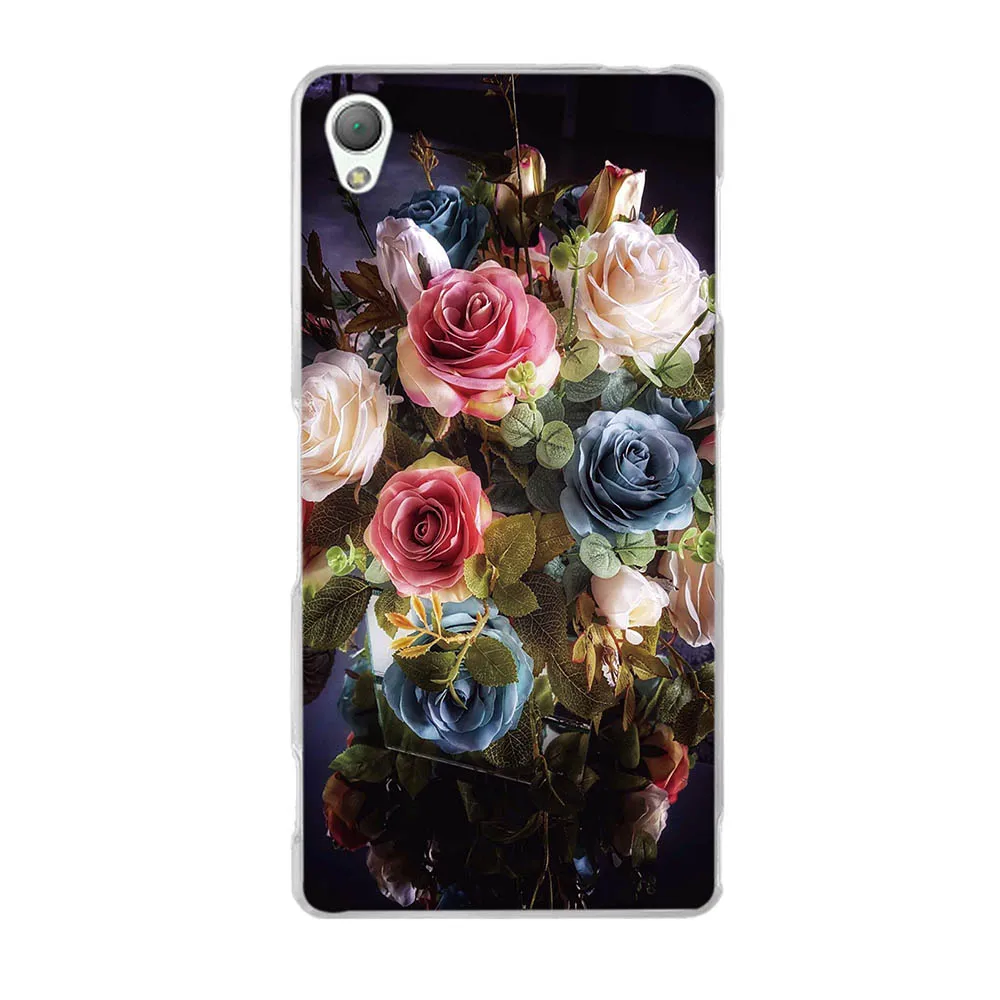 Чехол с рисунком для Sony Xperia Z3 5 2 дюйма мягкий силиконовый чехол z3 задняя крышка Z