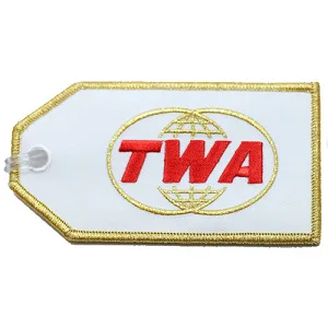 Золотая бирка для сумок TWA Airlines | Автомобили и мотоциклы