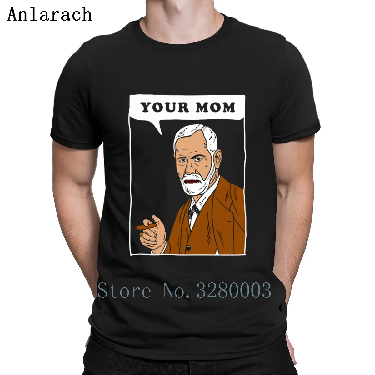 Футболка с надписью Your Mom Freud настоящая футболка короткими рукавами