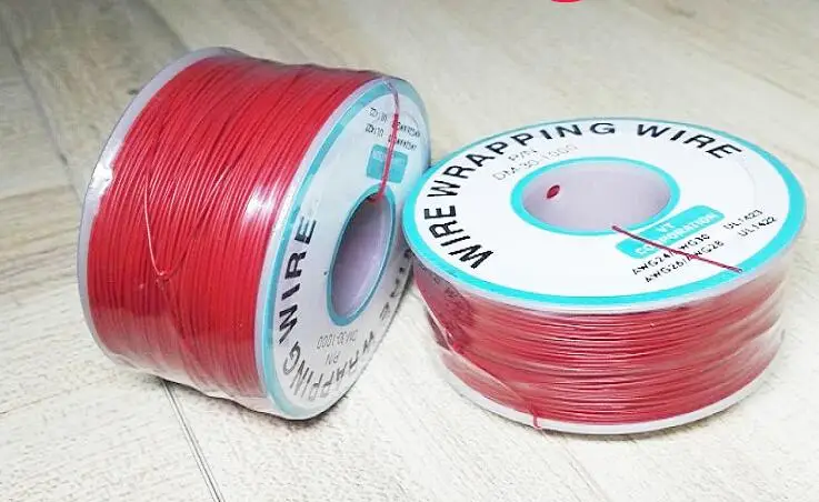 Провод 30AWG, 1 рулон/250 м, Ok wire 30 #, перемычка, одножильный луженый медный провод, вариант цвета