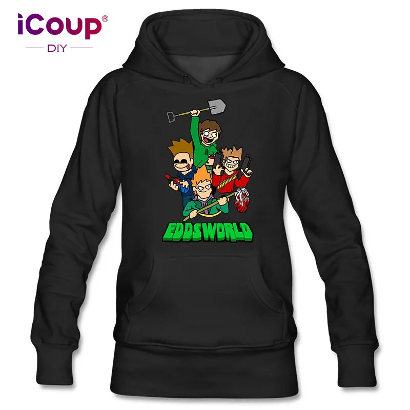 ICoup Women's Eddsworld Аварийный Зум Вики 100% хлопок толстовка свитшоты | Женская одежда