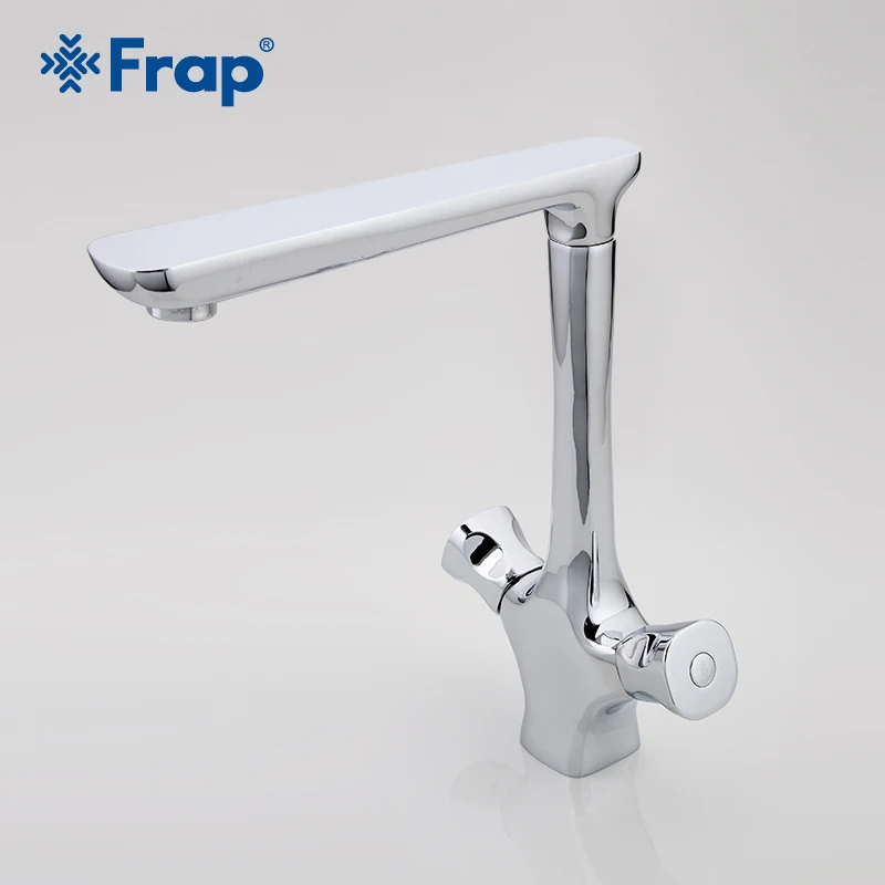 Смеситель для кухни Frap G4030 смеситель холодной и горячей воды с двумя ручками семь