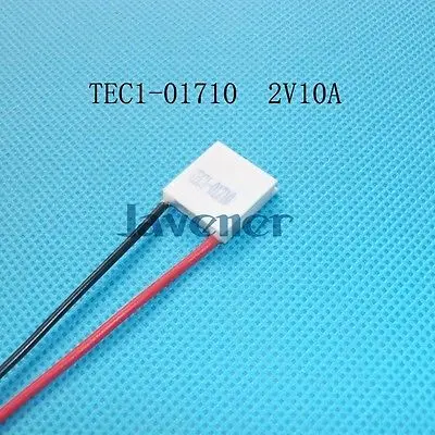 TEC1-01710 15x15 мм радиатор термоэлектрический кулер Пельтье охлаждающая пластина 2 в 10