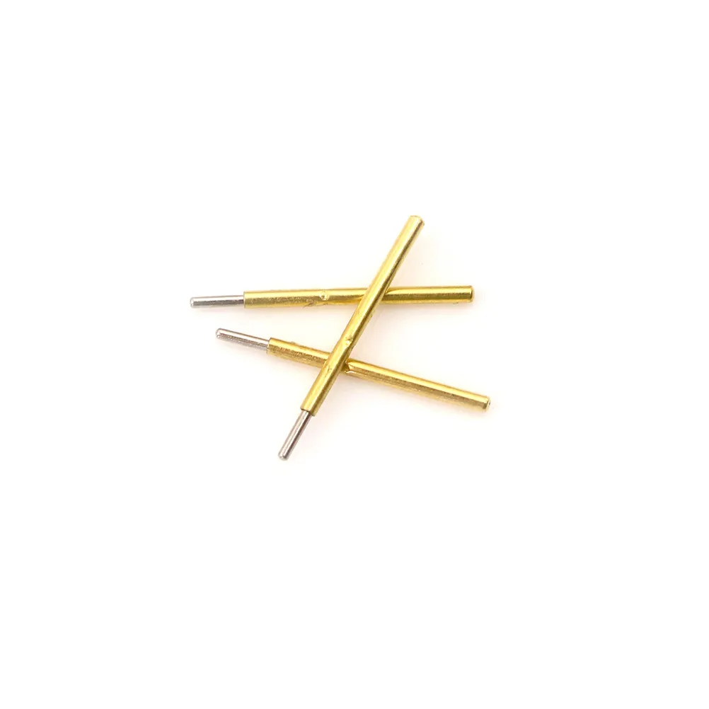 

100pcs/set New P75-J1 Dia 1.02mm 100g Cusp Spear Spring Loaded Test Probes Pogo Pins For Home Tool