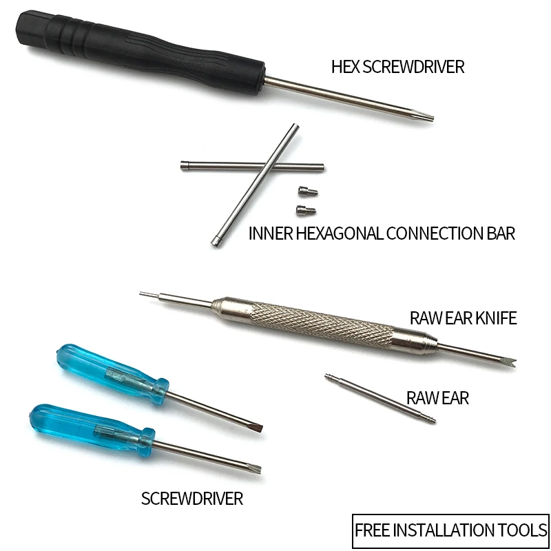 Ремешок складной из воловьей кожи для наручных часов 23 мм|Ремешки часов| |