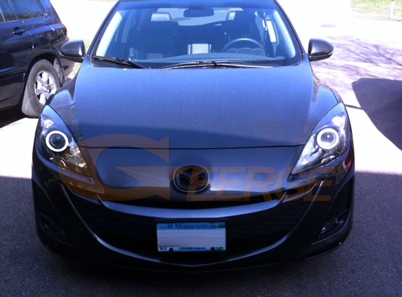 Для Mazda 3 mazda3 BL 2009 2010 2011 2012 2013 седан хэтчбек отличное Ультра яркое освещение COB комплект светодиодов «глаза ангела»