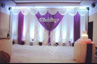 wedding supplies 10ft20ft backdrop drapes curtain wholesale stage decoration wedding backdrop with swag stage decorations