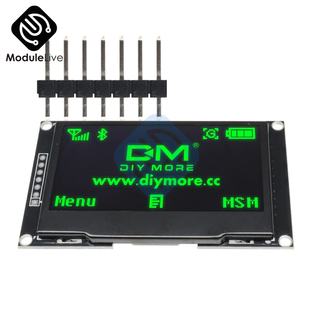 2 42 дюймовый ЖК экран 12864 OLED дисплей модуль IIC I2C SPI серийный C51 STM32 SSD1309 для Arduino 128X64