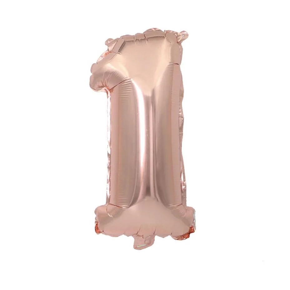 rose gold-1 32 дюйма Серебристые воздушные шарики большой фольгированный шар для дня рождения свадьбы юбилея фестиваля украшения - Цвет: rose gold-1