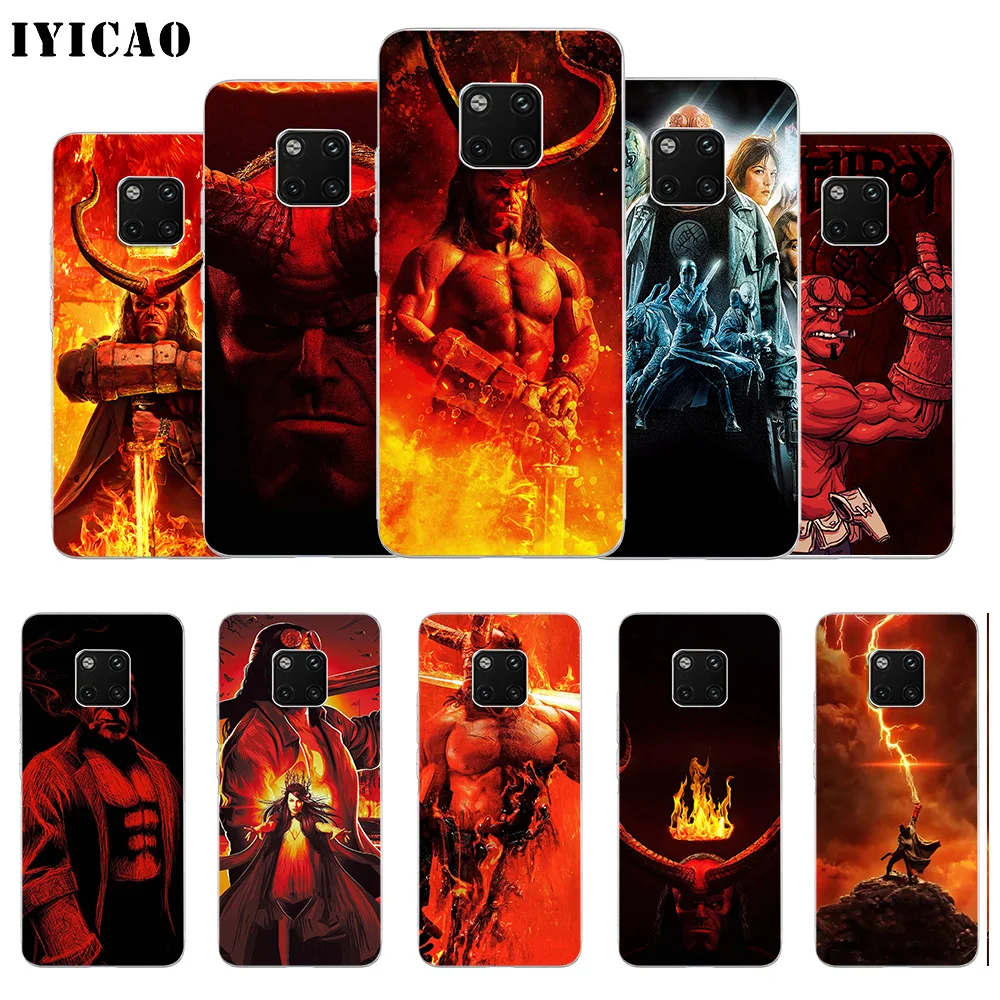 IYICAO Hellboy Фильм Мягкий силиконовый чехол для телефона Huawei Mate 10 20 Lite Pro Nova 2 2i 3 3i 4 TPU