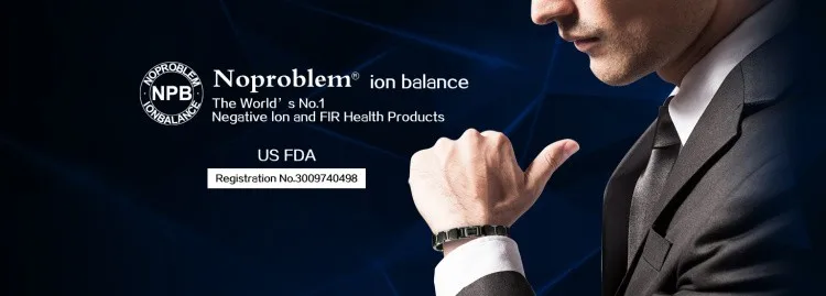 Noproblem 017 Ион баланс бренд инфракрасная мощность подвеска цилиндрической формы турмалин, германий ожерелье для мужчин