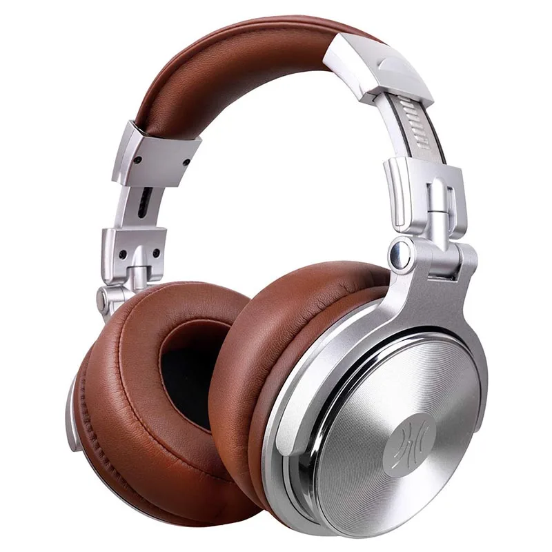 Studio pro Silver Oneodio игровая гарнитура, мониторные наушники с 3,5/6,3 мм аудио разъемом, глубокий бас, Hifi, DJ наушники со стерео микрофоном - Цвет: Studio pro Silver